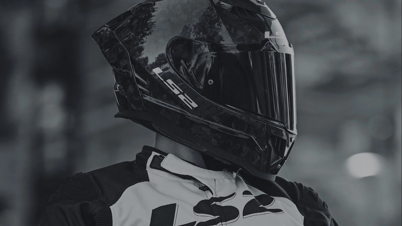 LS2 Helmet - Is It A Solid Choice? Man in LS2 Helmet